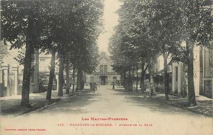 CPA FRANCE 65 "Bagnères de Bigorre, Avenue de la Gare".