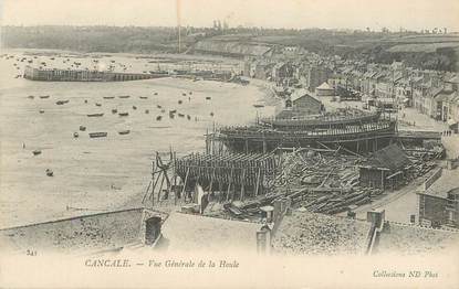 CPA FRANCE 35 "Cancale, vue générale de la Houle"