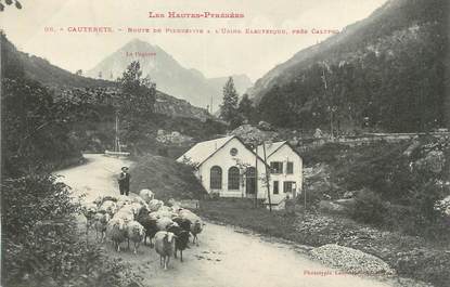 CPA FRANCE 65 " Cauterets, Route de Pierrefitte à l'usine électrique".