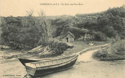 CPA FRANCE 35 "Cancale, un coin vers Port Briac"