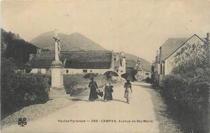 CPA FRANCE 65 " Campan, Avenue de Ste Marie".