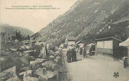 CPA FRANCE 65 "Cauterets, Route de la buvette de Mauhourat".