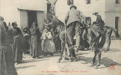 CPA FRANCE 65 "Gavarnie, Départ pour le cirque".