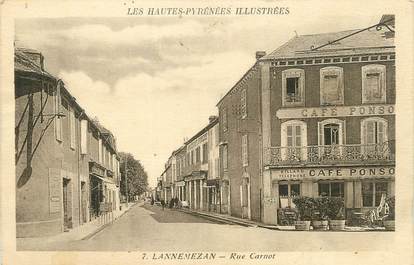 CPA FRANCE 65 "Lannemazan, Rue Carnot".