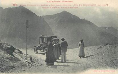 CPA FRANCE 65 " Route de Barèges à Bagnères de Bigorre, Col du Tourmalet".