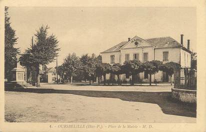 CPA FRANCE 65 " Oursbellille, Place de la Mairie".