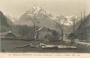 65 Haute PyrÉnÉe CPA FRANCE 65 "Environs de Cauterets, Sur la route de Pierrefitte, le Péguère, le Monné".