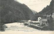 65 Haute PyrÉnÉe CPA FRANCE 65 " Route de Pierrefitte à Luz, Les travaux de la Compagnie du Midi, Le captage du Gave".