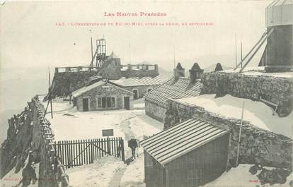 CPA FRANCE 65 "Observatoire du Pic du Midi sous la neige".