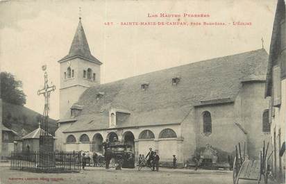 CPA FRANCE 65 "Sainte Marie de Campan, L'église".