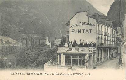 CPA FRANCE 65 " St Sauveur les Bains, Grand Restaurant Pintat".