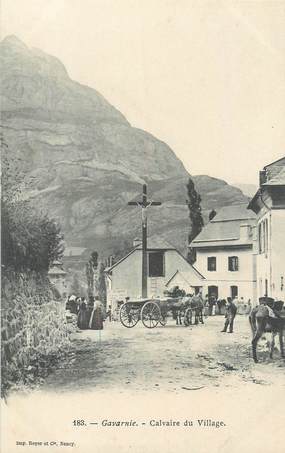 CPA FRANCE 65 " Gavarnie, Calvaire du village".