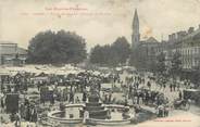 65 Haute PyrÉnÉe CPA FRANCE 65 " Tarbes, Place Marcadieu pendant le marché".