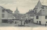 65 Haute PyrÉnÉe CPA FRANCE 65 " St Savin, La place et l'église".