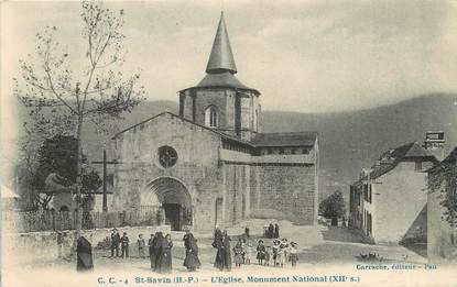 CPA FRANCE 65 " St Savin, L'église ".