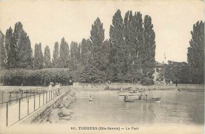 CPA FRANCE 74 " Tougues, Le port".