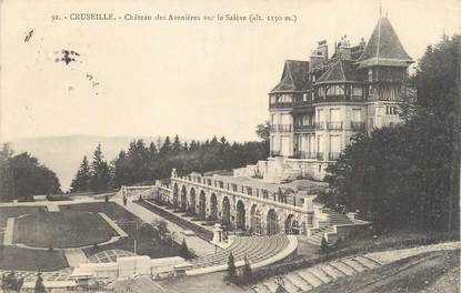 CPA FRANCE 74 "Cruseilles, Château des Avenières sur le Salève".