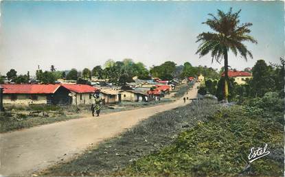 CPSM COTE D'IVOIRE "Abidjan, le village d'Adjamé"