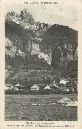 CPA FRANCE 74 "St Martin sur Arve, Les Aiguilles de Varens".