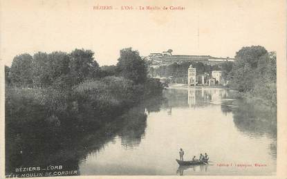 CPA FRANCE 34 "Béziers, l'Orb, le Moulin de Cordier"