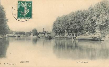 CPA FRANCE 34 "Béziers, le Port Neuf"