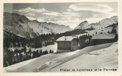 CPSM FRANCE 74 "Les Contamines Val Montjoie, Chalet de Colombaz".