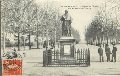 CPA FRANCE 24 "Périgueux, statue de Fénelon sur les allées de Tourny"