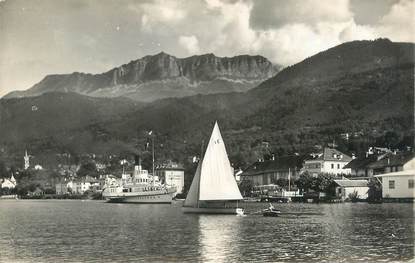 CPSM FRANCE 74 "Lugrin Tourronde, Le Lac Léman".