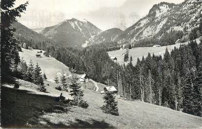 CPA FRANCE 74 " Les Carroz Araches, Chalets de Plaine Joux et Tête des Saix".