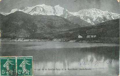 CPA FRANCE 74 " La Gavetaz Passy, Le lac et le Mont Blanc