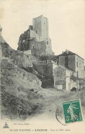 CPA FRANCE 46 " Luzech, Tour du XIIème siècle".