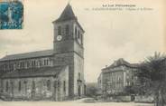 46 Lot CPA FRANCE 46" Lacapelle Marival, L'église et le château".