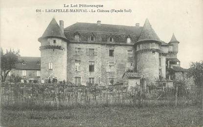 CPA FRANCE 46" Lacapelle Marival, Le château".