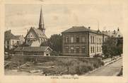 57 Moselle CPA FRANCE 57 "Dieuze, Ecole et Eglise"