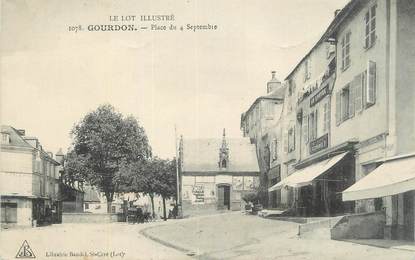 CPA FRANCE 46 " Gourdon, Place du 04 Septembre".
