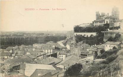 CPA FRANCE 34 "Béziers, Panorama, les remparts"