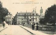 46 Lot CPA FRANCE 46 " Figéac, Pont et entrée de la rue Gambetta".