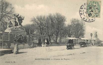 CPA FRANCE 34 "Montpellier, l'entrée du Peyrou"