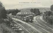 46 Lot CPA FRANCE 46 " Figéac, La gare". / TRAIN