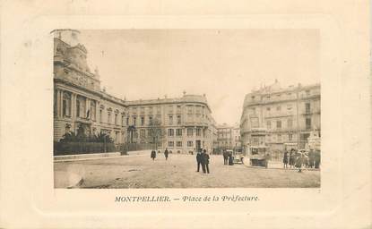 CPA FRANCE 34 "Montpellier, la place de la Préfecture"
