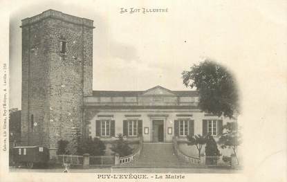 CPA FRANCE 46 " Puy l'Evêque, La Mairie".