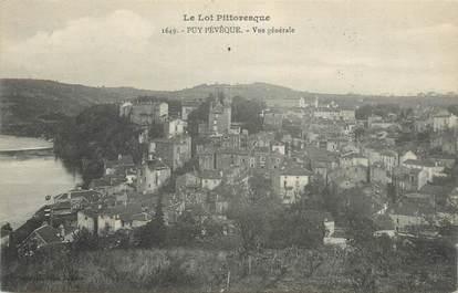 CPA FRANCE 46 " Puy l'Evêque, Vue générale".