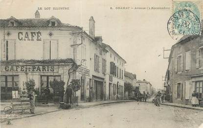 CPA FRANCE 46 " Gramat, Avenue de Rocamadour".