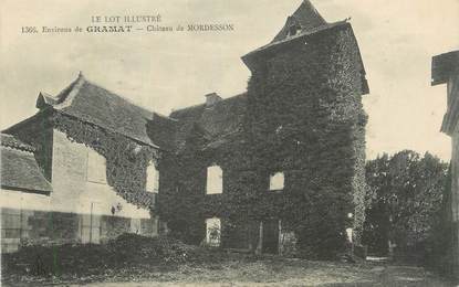 CPA FRANCE 46 " Gramat, Château de Mordesson".