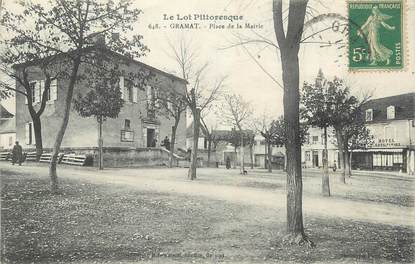 CPA FRANCE 46 " Gramat, Place de la Mairie".