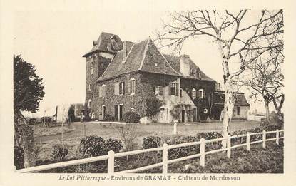 CPA FRANCE 46 " Gramat, Château de Mordesson".