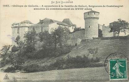 CPA FRANCE 46 " Grézels, Le château".