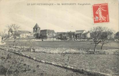 CPA FRANCE 46 " Montgesty, Vue générale".