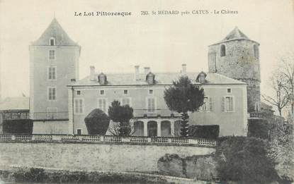 CPA FRANCE 46 " St Médard, Le château".