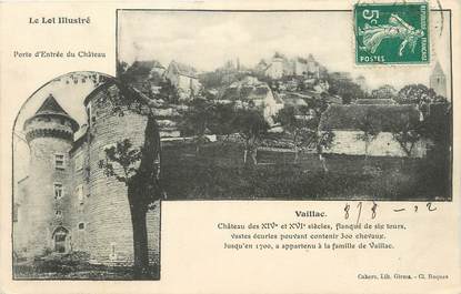 CPA FRANCE 46 " Vaillac, Porte d'entrée du château".